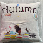 Personalized Pocket Pillow with Insert and Cover, Decorative Reading Pillow, Best Gift for children
