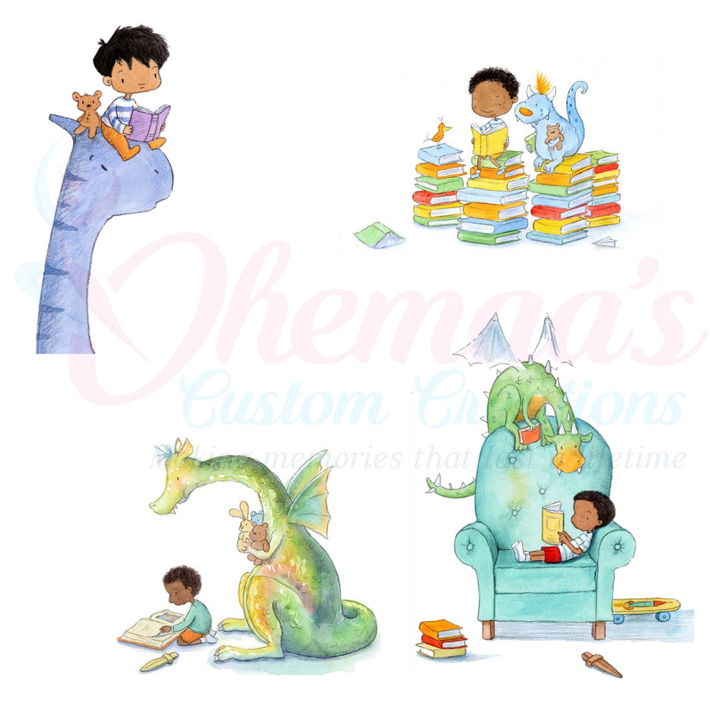 Personalized Pocket Pillow with Insert and Cover, Decorative Reading Pillow, Best Gift for children