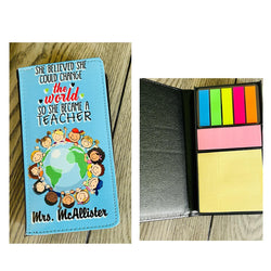 Teacher Gifts, Sticky Notes Holder, Sticky Notes, Office gift
