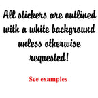 Thank you postal carrier | mail carrier | USPS | sticker decal | Laminated sticker