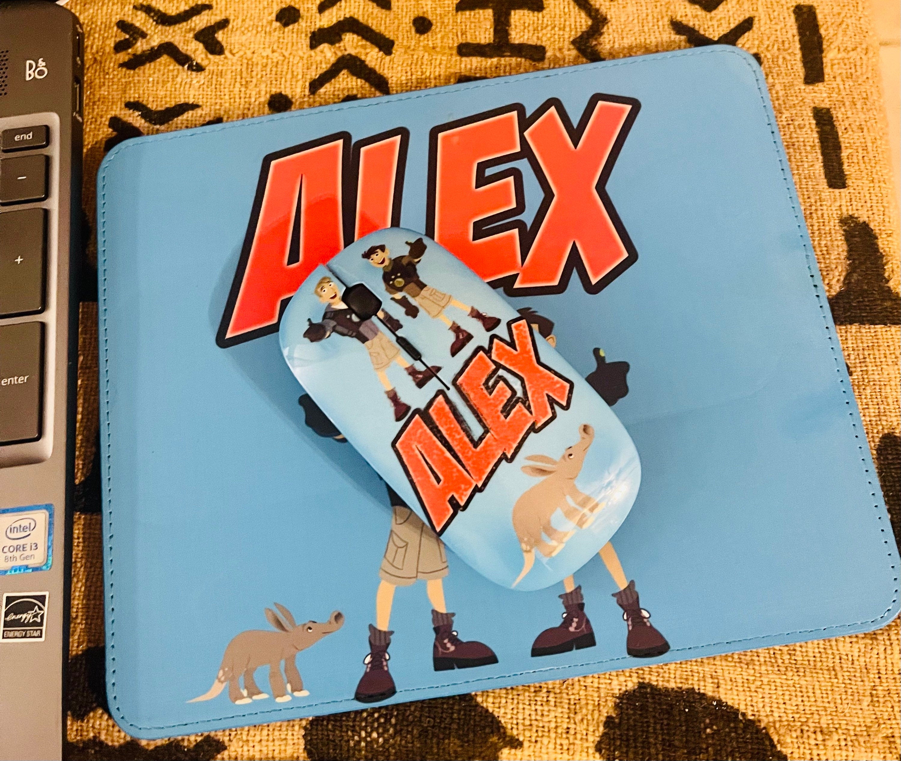 Mousepad & Matching Coaster, Neoprene, Rubber Non-Slip Backing, Gift for Christmas, Birthday, Mother’s Day