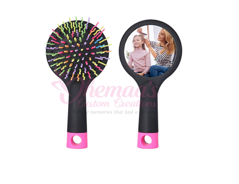 Personalized Hair Brush, Custom Brush, Birthday Party Favor, Spa Party Gift, Sleepover Gift, Bridal Gifts, Stocking, Kid, Child