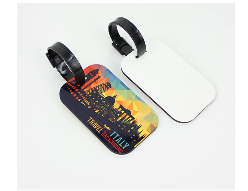 Luggage Tag | Travel Decorating Accessories Fashion Wooden Luggage Tag | Sublimation Blanks Double Sided Luggage Tags - Travel Vacation