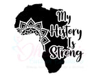 Black History | Black History Month |African American Girl | African American Quotes | Melanin | 4 Stickers in a pack!