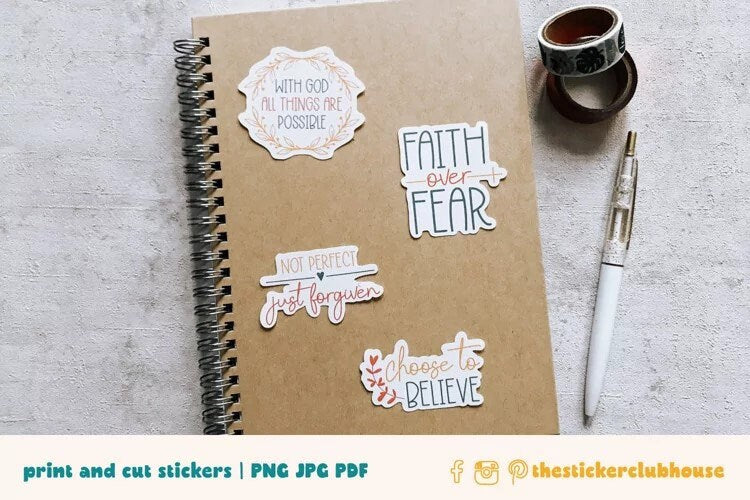 Religious Stickers | Christian Stickers | Stickers | Bible Sticker