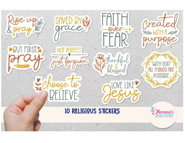 Religious Stickers | Christian Stickers | Stickers | Bible Sticker