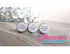 Printed Hershey Kiss® Stickers -100 stickers | Personalized Wedding Favors, Bridal Shower Candy, Custom candy label,
