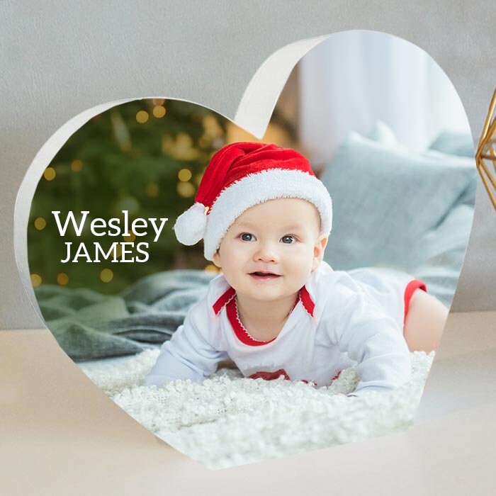 Personalized Wood Heart Photo Gift for Valentines Day, Custom Heart Picture Gift for Mom, Photo Gifts for Grandma, Photo Gifts on Wood