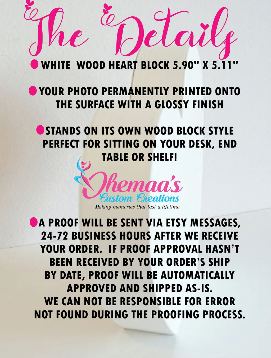 Personalized Wood Heart Photo Gift for Valentines Day, Custom Heart Picture Gift for Mom, Photo Gifts for Grandma, Photo Gifts on Wood