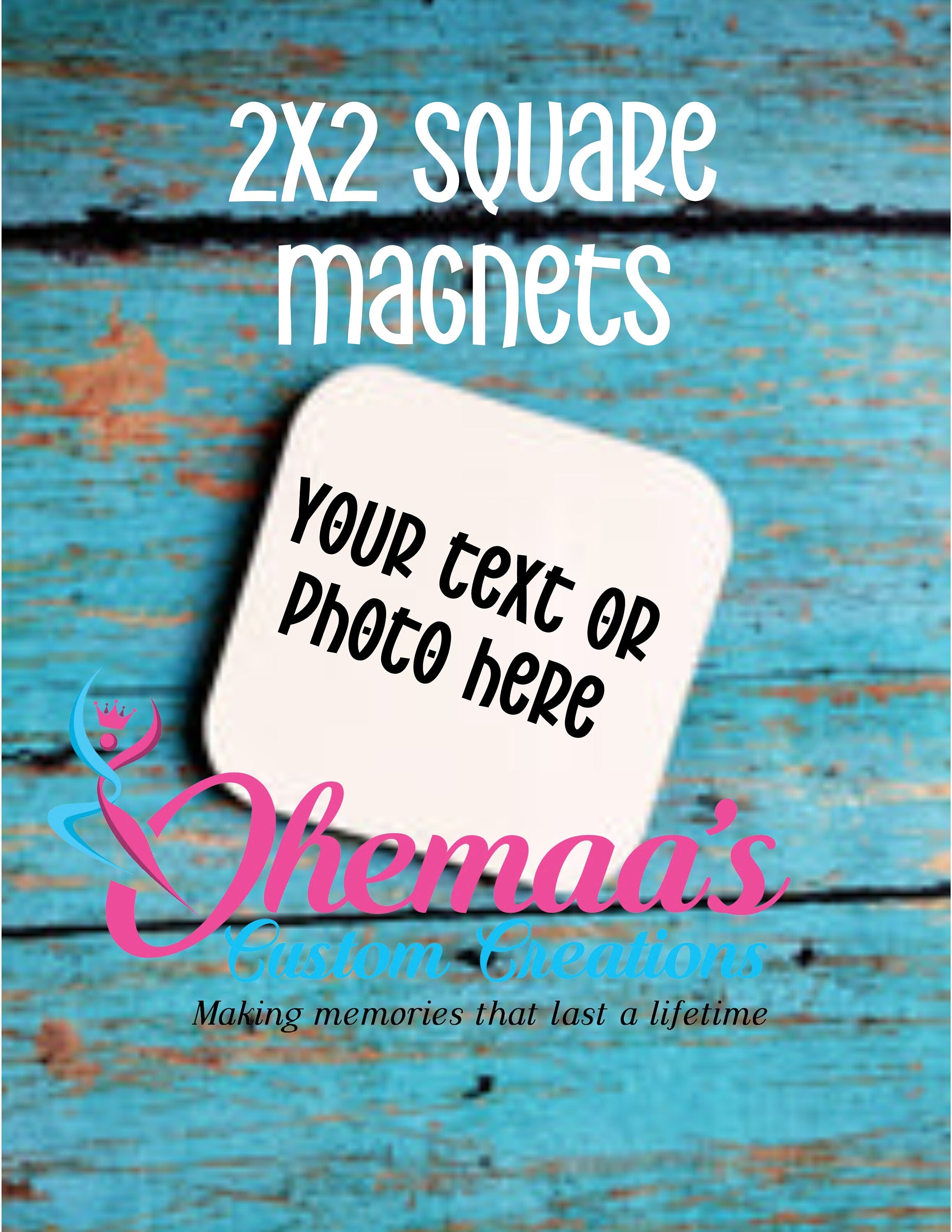 Personalized Magnets | Wooden Magnets | Wedding Magnets | School Photos | Business Magnets