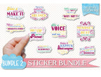 Stickers | Sticker Packs | Mental Health | Positivity Stickers | Encouragement Stickers | Uplifting Stickers