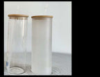 25oz Clear or Frosted Tumbler, Tumbler, Skinny tumbler, Personalized gift, Custom gift, Glass Tumbler
