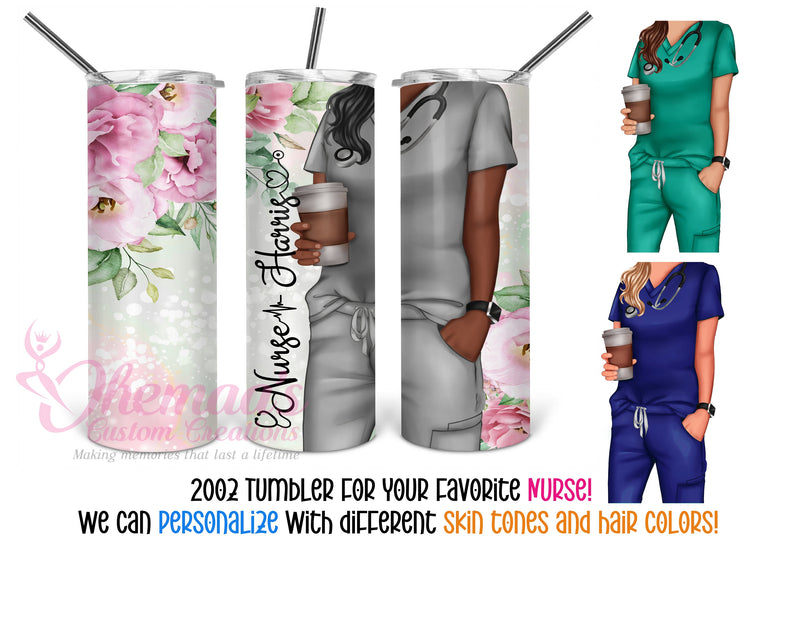 Tumbler for Nurses, 20oz Tumbler, Gift for a Nurse, CNA, RNA, Nurse