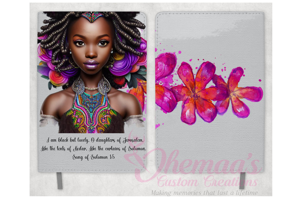 Black Princess Notebook, African American Notebook, Journal, Kenyan Princess Journal