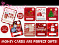 Christmas Money Card, Money Card Holders, Festive Money Holders, Christmas Gift, Wooden Money Card Holder