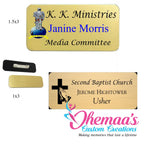 Name badge| custom pins| personalized name badge| personalized pin| custom ID badge | church badge |office badge