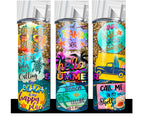 20oz Tumbler, Summer Tumbler, Beach Tumbler, Custom Tumbler