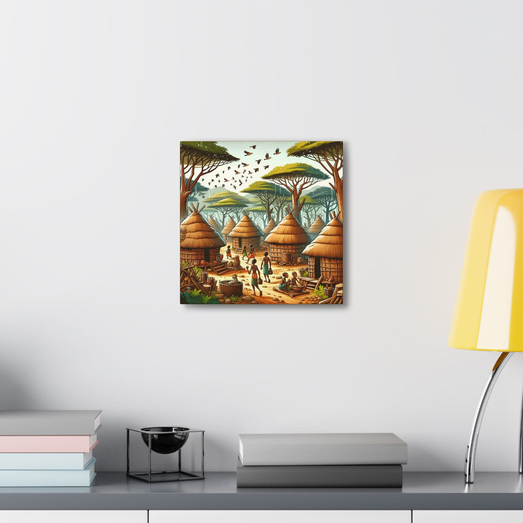 African Canvas, Canvas for Home Decor, Wall Decoration, Housewarming Gift, Room Decor